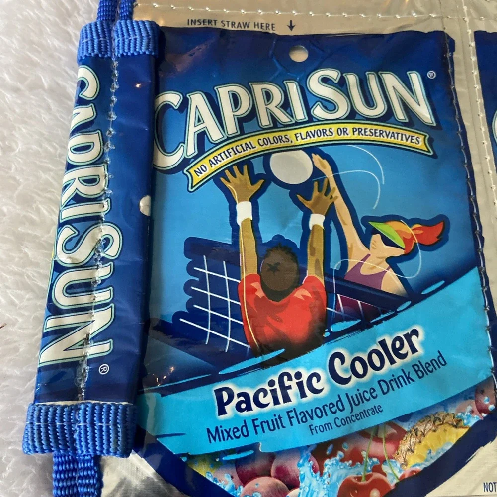 Capri Sun‎ Pacific Cooler Pouch Two Pocket Folder Closure Recycled Reusable